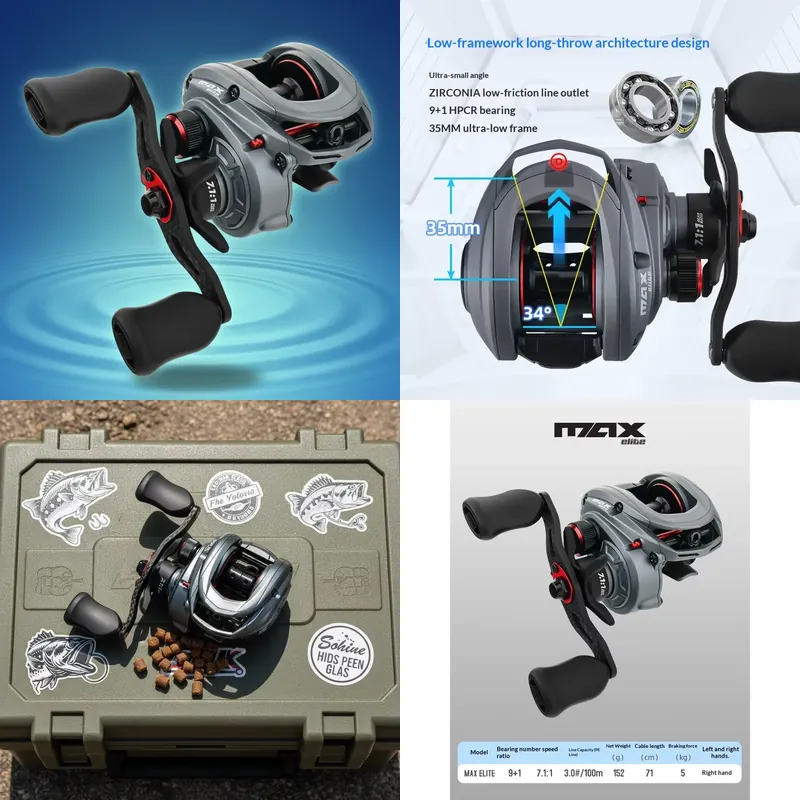 ZGLY Abu Garcia Elite Dropper  - Baitcasting Reel review and price