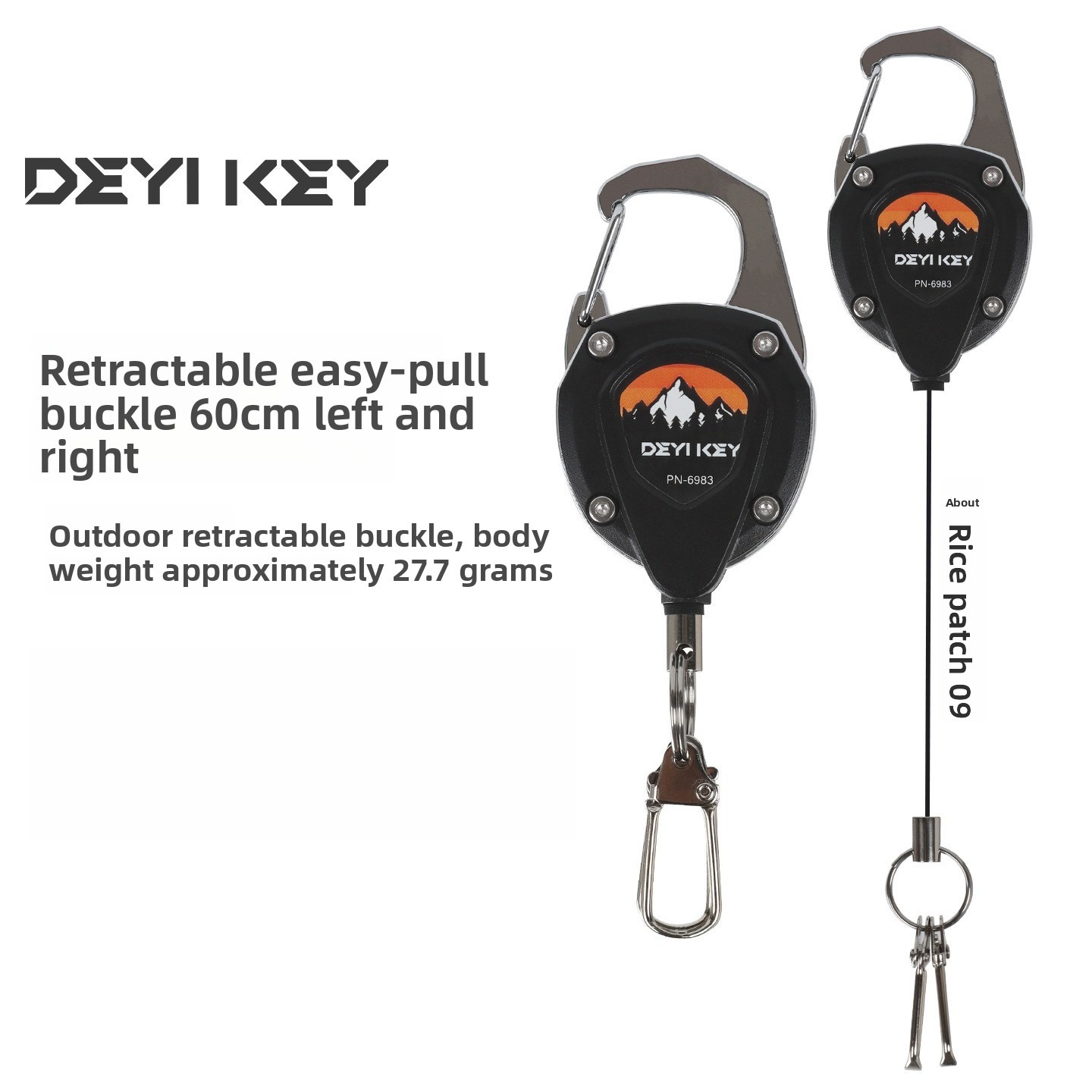Retractable Keychain Heavy Dut - Conventional Reel review and price
