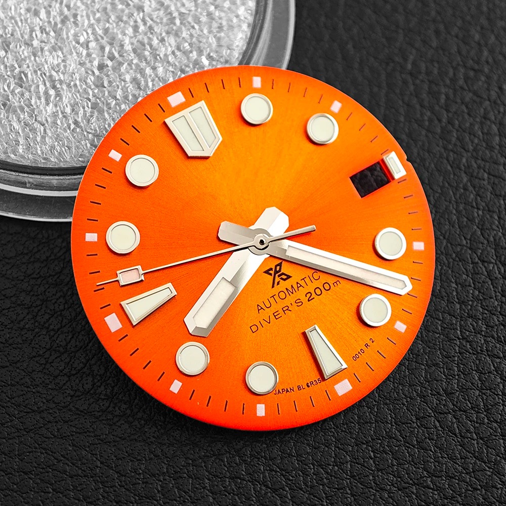 28.5mm NH35 S Logo Dial Watch  - Reel Case review and price