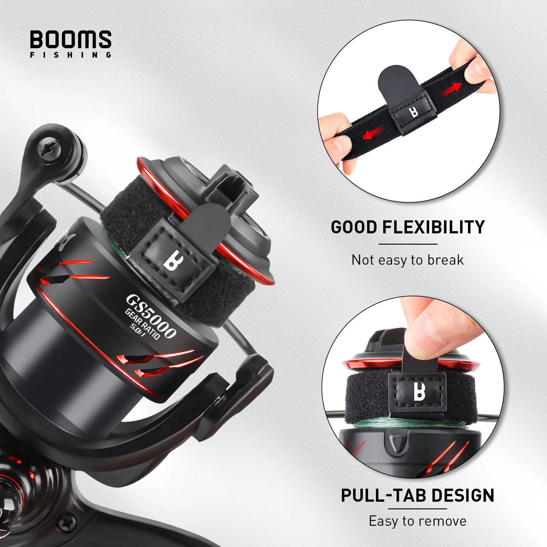 Booms Fishing SB1 4Pcs Spinnin - Reel Cover review and price
